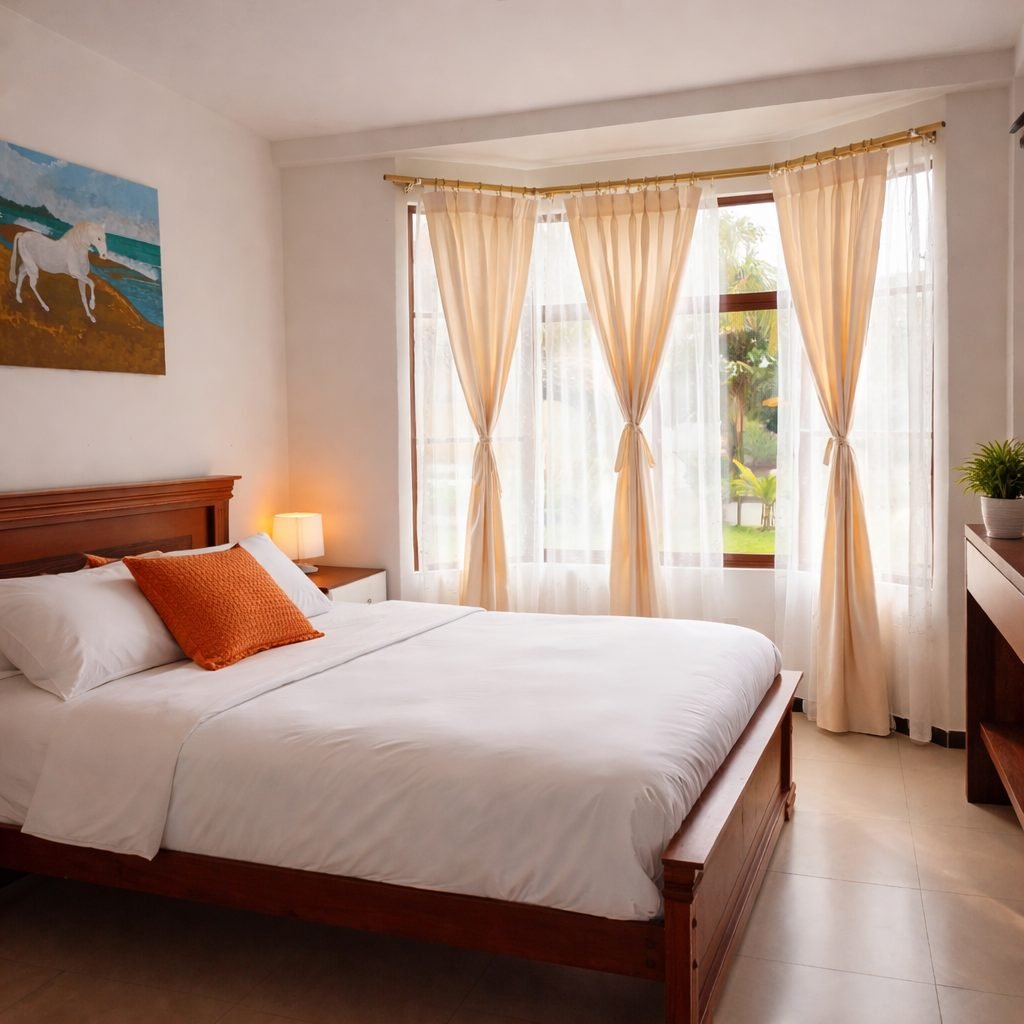Vista del dormitorio